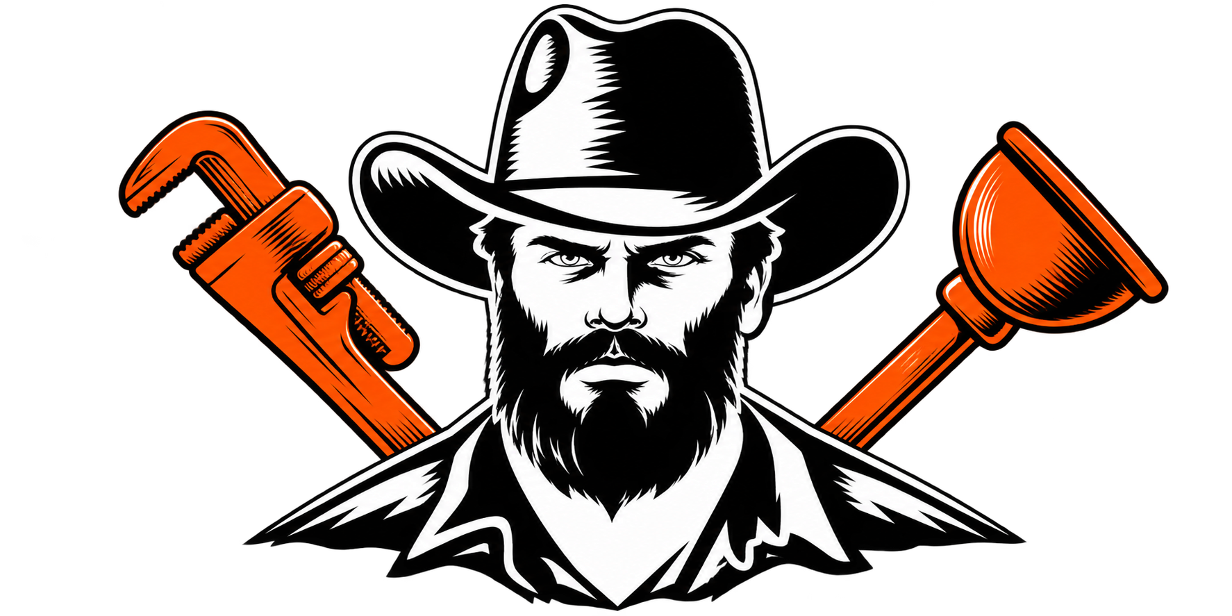 Da Drain Fellas cowboy emblem
